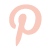 Pinterest Logo in Apricot Color